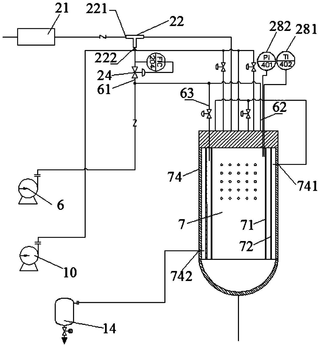 Supercritical hydrothermal combustion treatment and steam injection system of oil production waste liquid