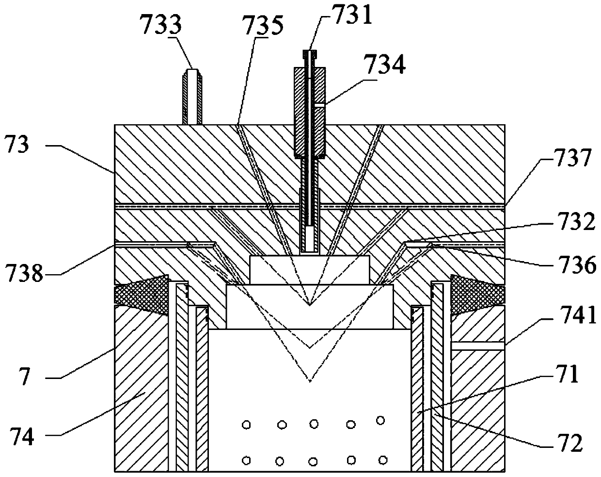 Supercritical hydrothermal combustion treatment and steam injection system of oil production waste liquid