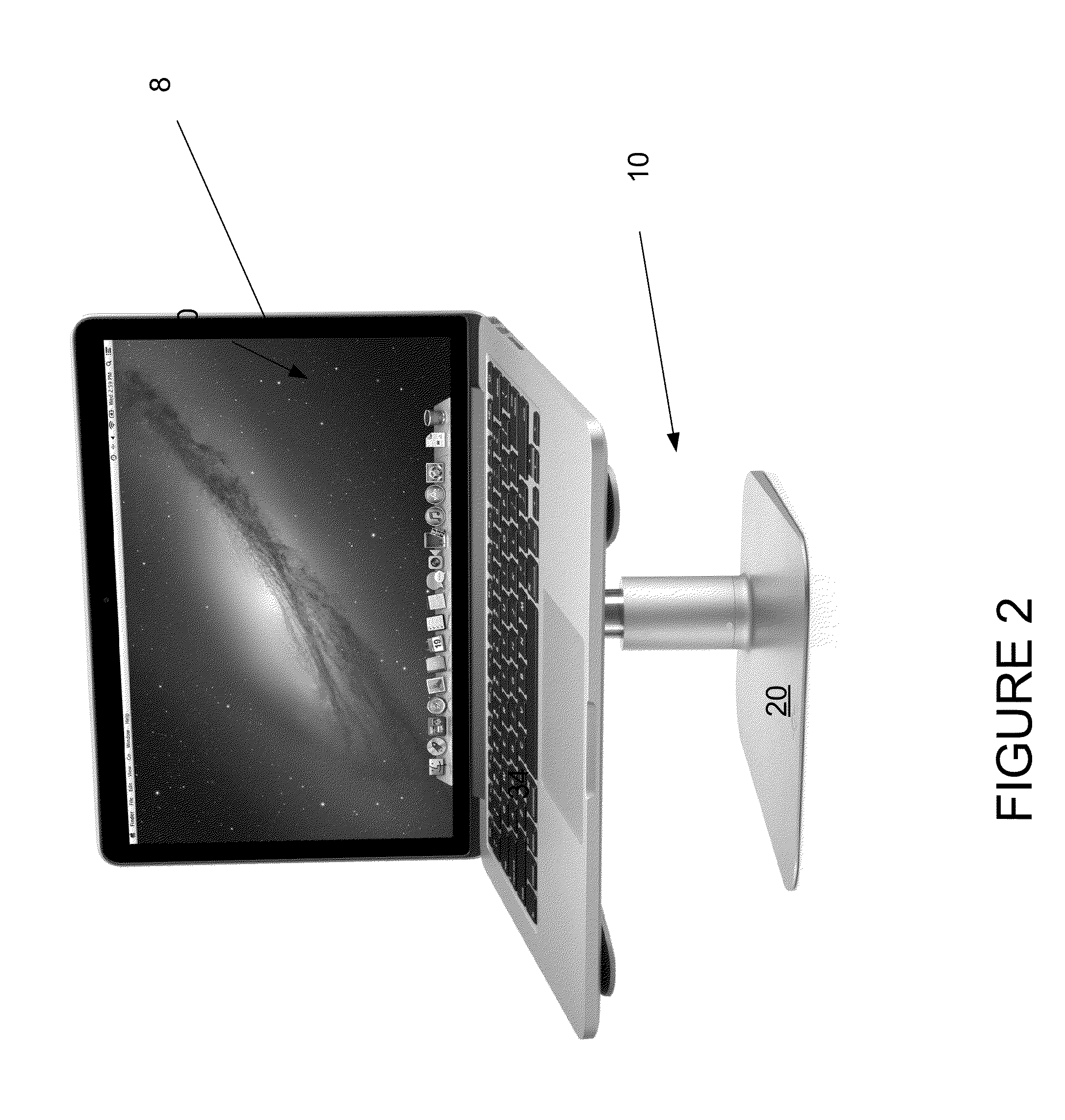 Adjustable stand for computing device