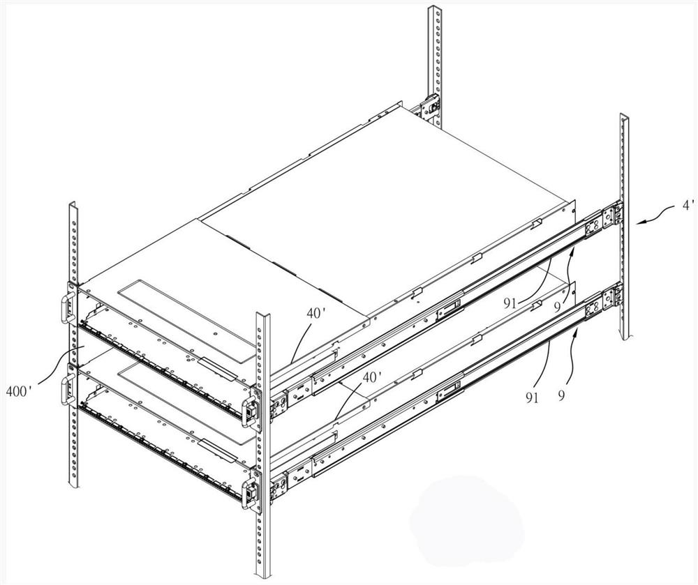 The inner rail of the two-section server slide rail facilitates the installation structure