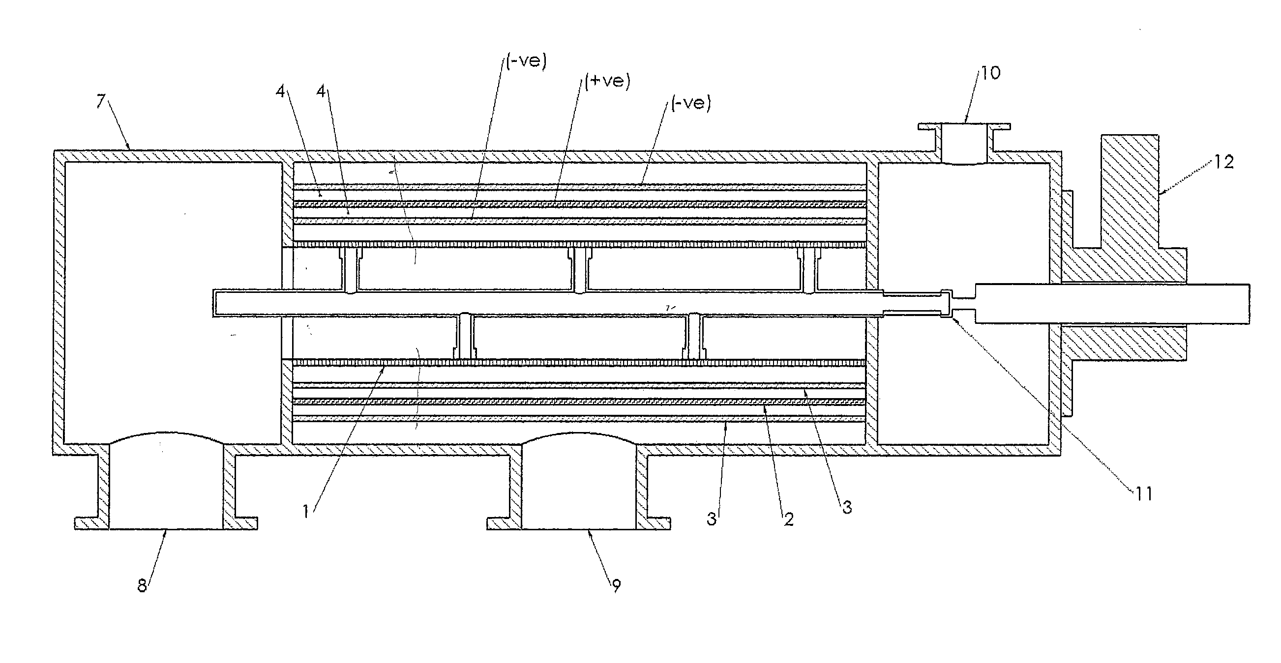 Electro-chemical filter apparatus
