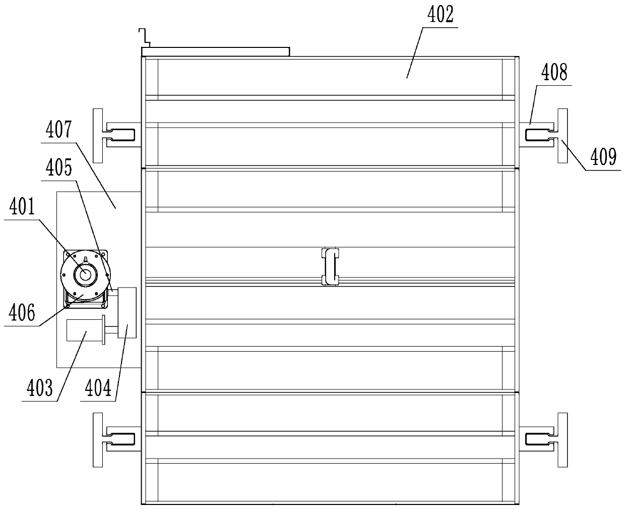 An elevator damping device