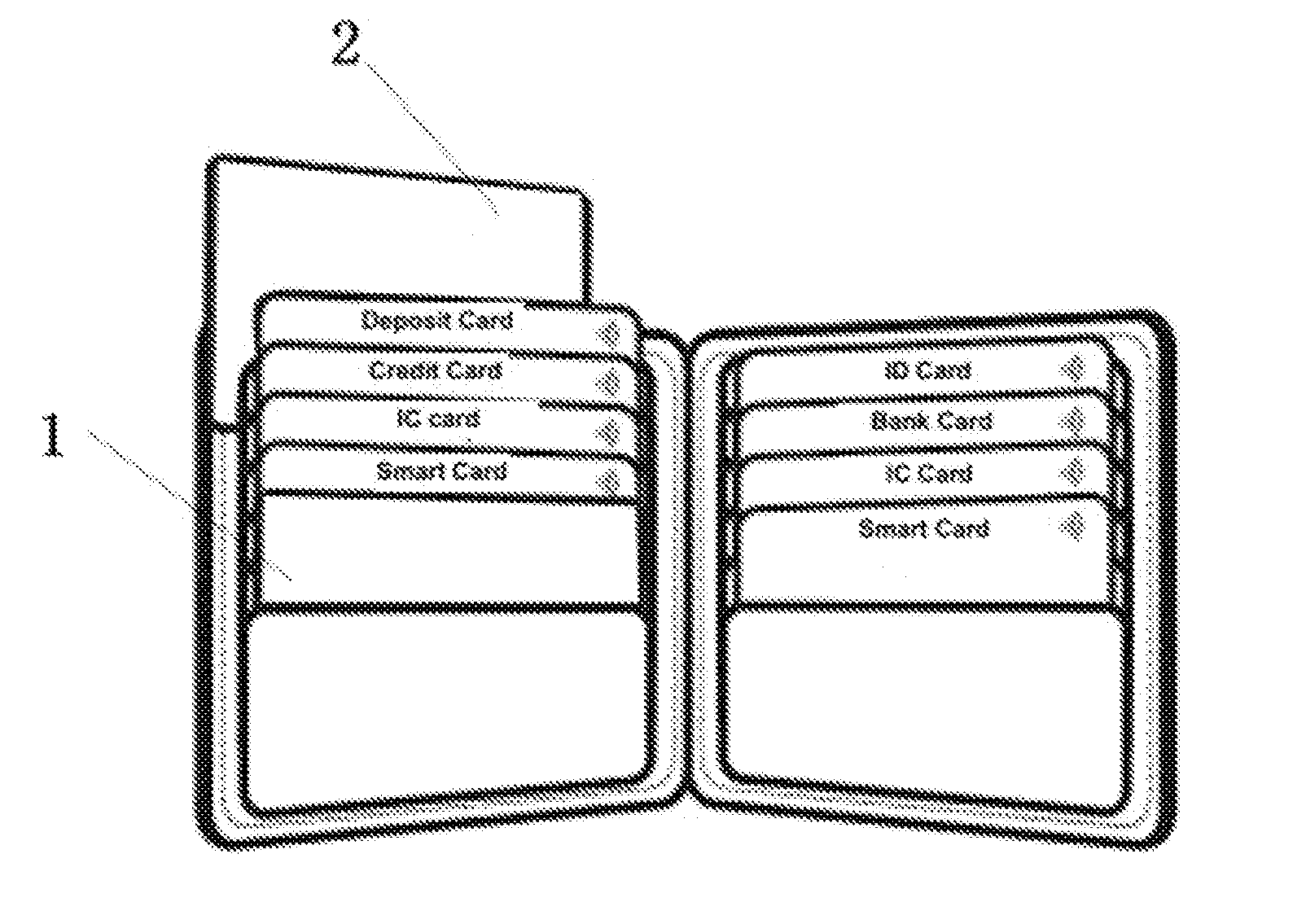New-type Non-contact information data shielding and anti-theft card sleeve device and Manufacturing Method thereof