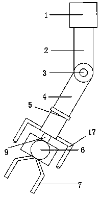 Intelligent connecting rod clamping mechanism