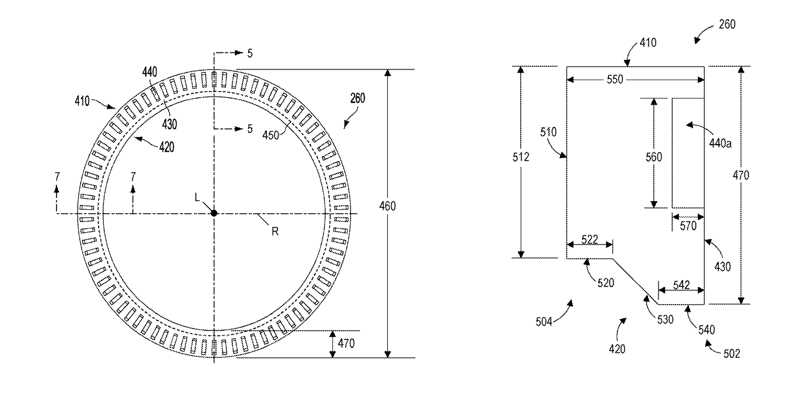 Rotor assembly for traction motor