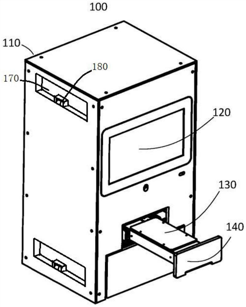 Device for realizing rental equipment recovery