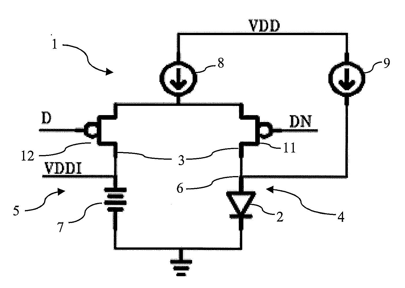 Low power drive circuit