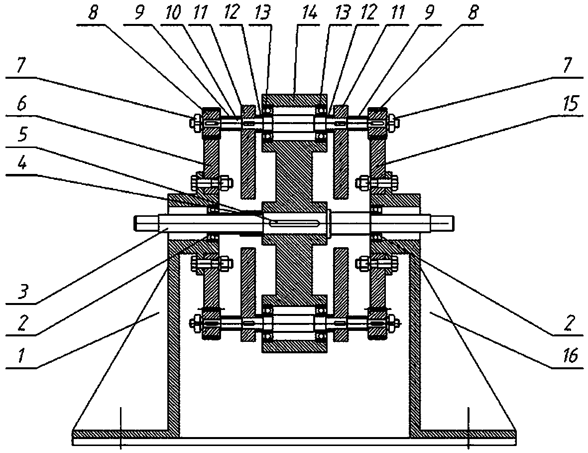 Epicyclic gear train type inertia variable flywheel