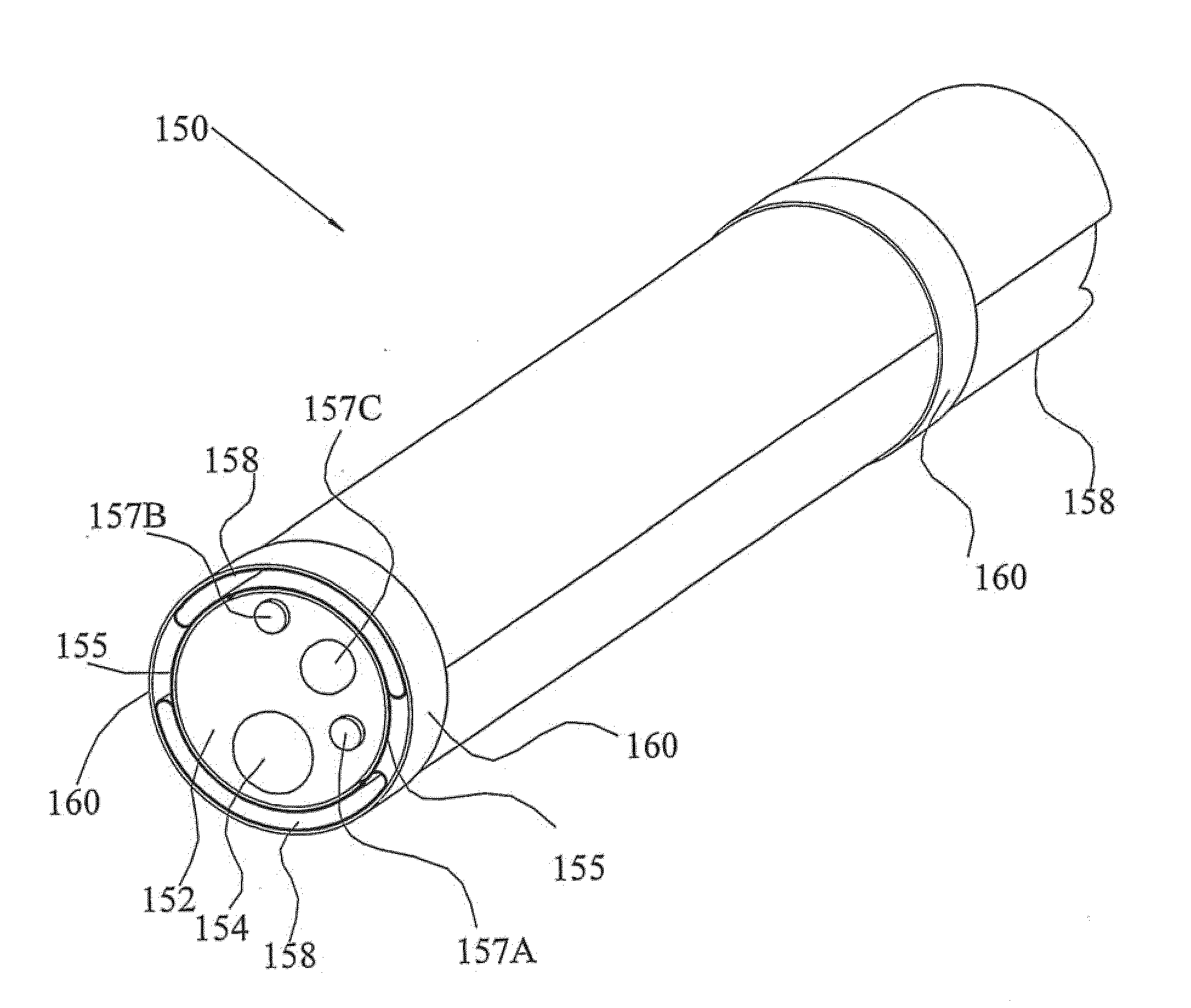 Tapered lumens for multi-lumen sleeves used in endoscopic procedures