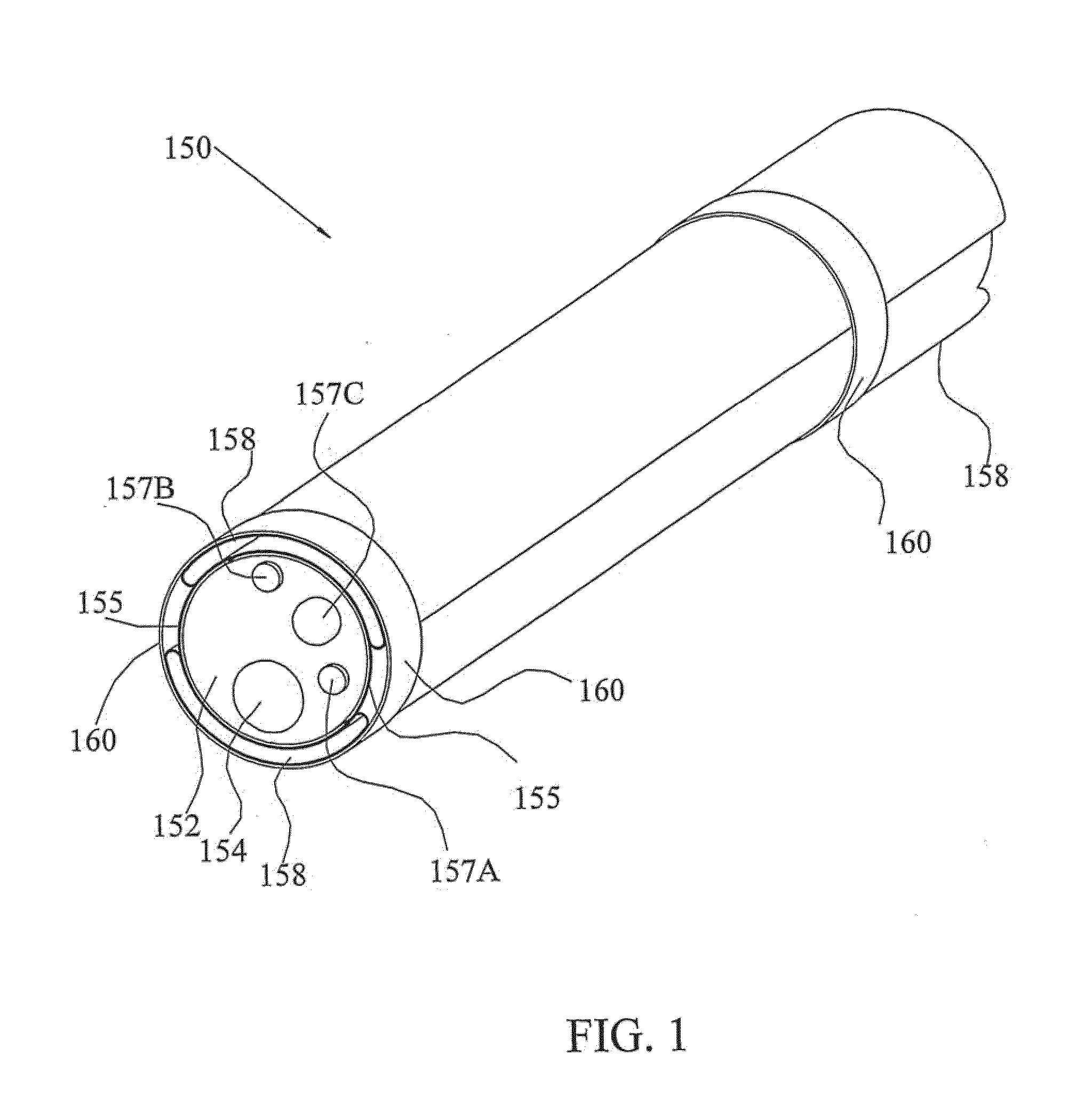 Tapered lumens for multi-lumen sleeves used in endoscopic procedures