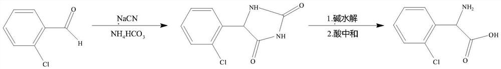 Preparation method of 2-chlorophenylglycine