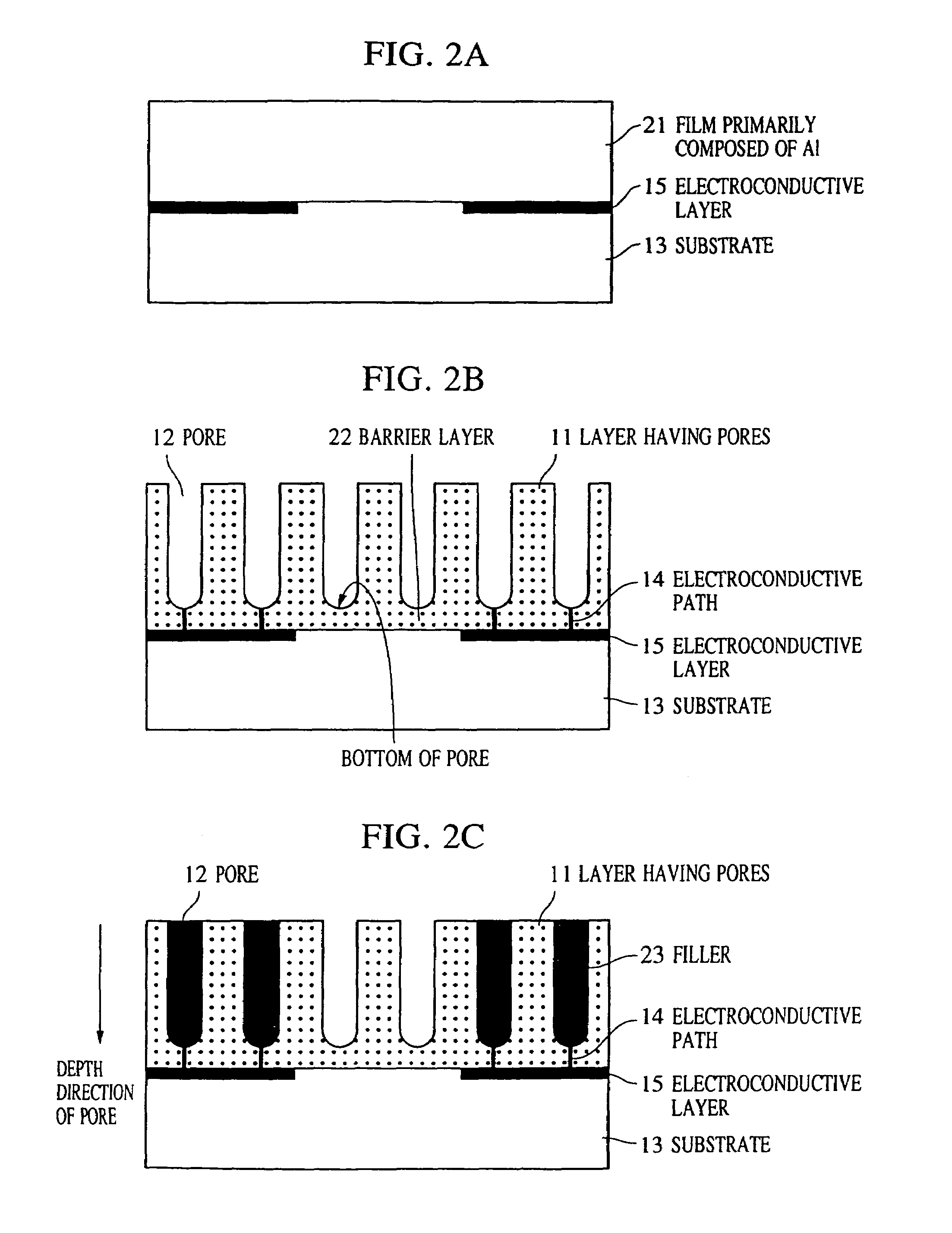 Structure having pores, device using the same, and manufacturing methods therefor
