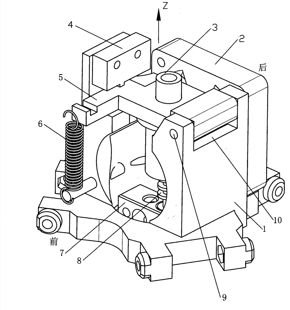 Automatic leveling mechanism for parallel transmission structure