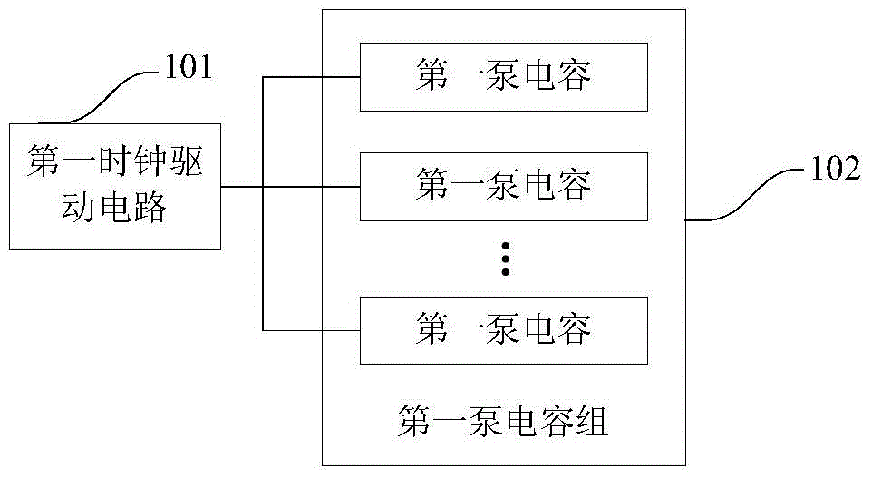 Pump capacitor multiplexing circuit, charge pump, flash memory and pump capacitor multiplexing method