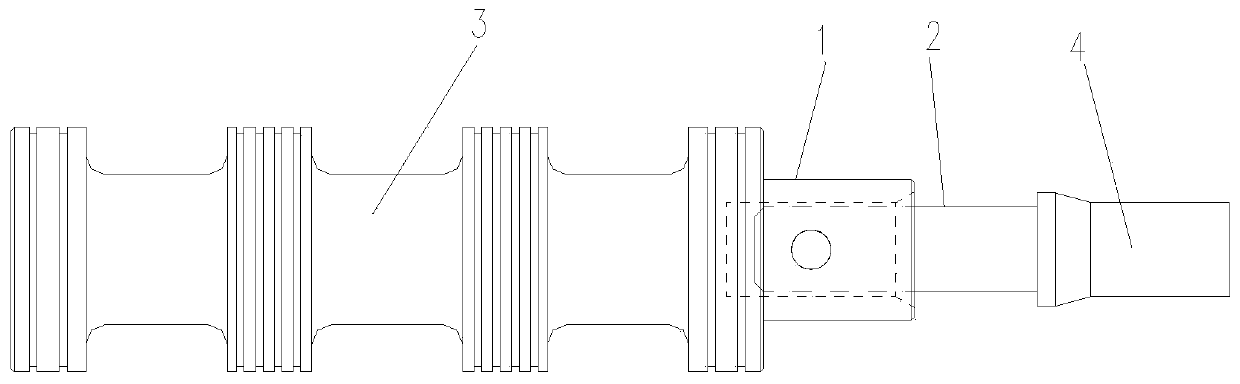 Connecting structure of electromagnetic valve and electromagnetic valve