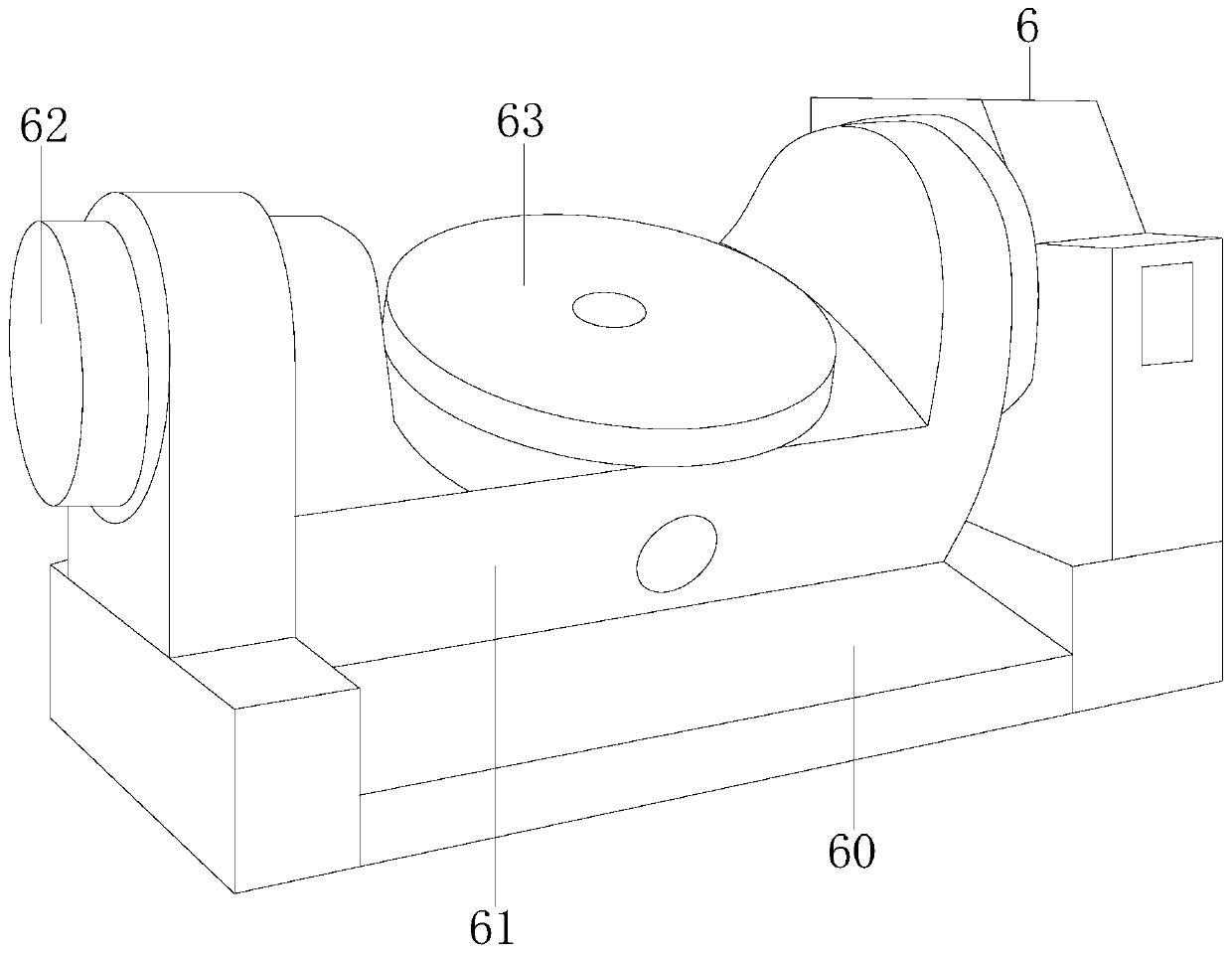 Novel anti-blocking organic fertilizer fermentation system based on fertilizer turning and throwing structure optimization