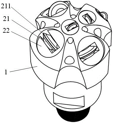 Disc drill bit with steerable wheel discs