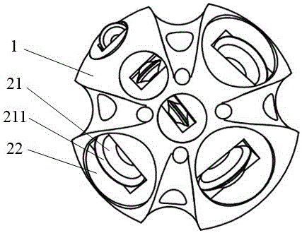 Disc drill bit with steerable wheel discs