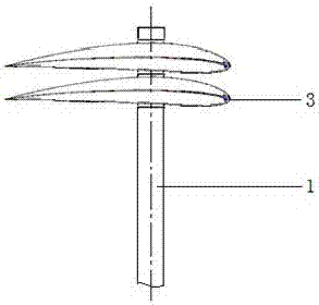 Foldable-fan-type rotor wing used for vertical take-off and landing of aircraft