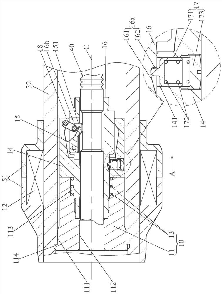 Control rod driving mechanism with safety protection function