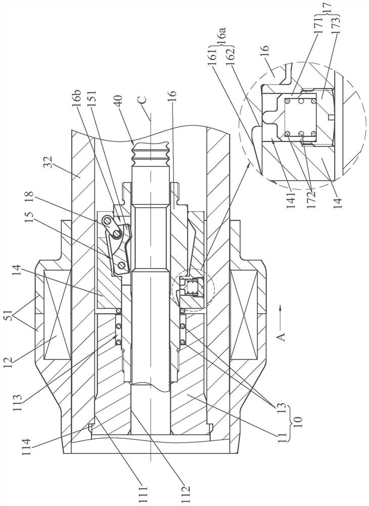 Control rod driving mechanism with safety protection function