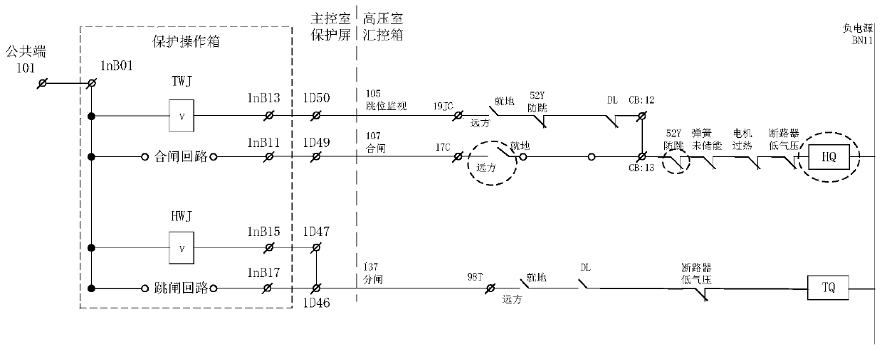 Breakage fault positioning method, device and equipment for circuit breaker control loop
