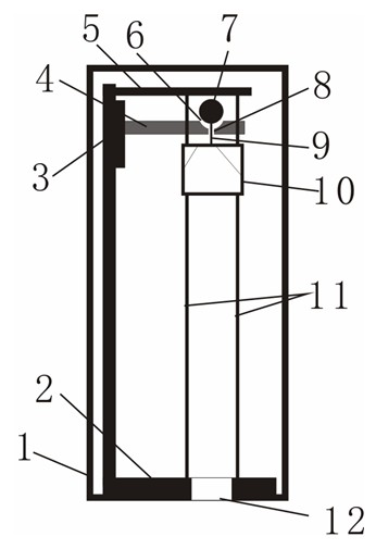 Releasing device of falling prism of free falling gravimeter