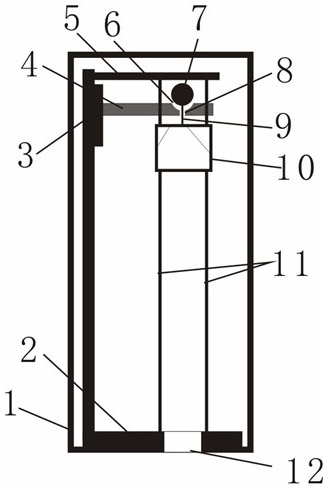 Releasing device of falling prism of free falling gravimeter