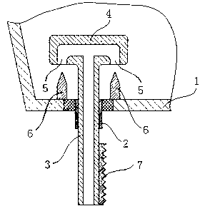 Pouring gate flow control device for preventing rotational flow from generating in continuous casting tundish