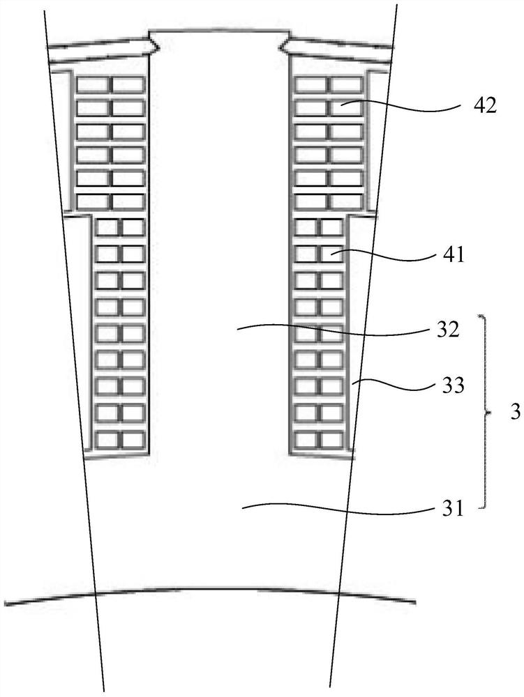 Stator and motor comprising same