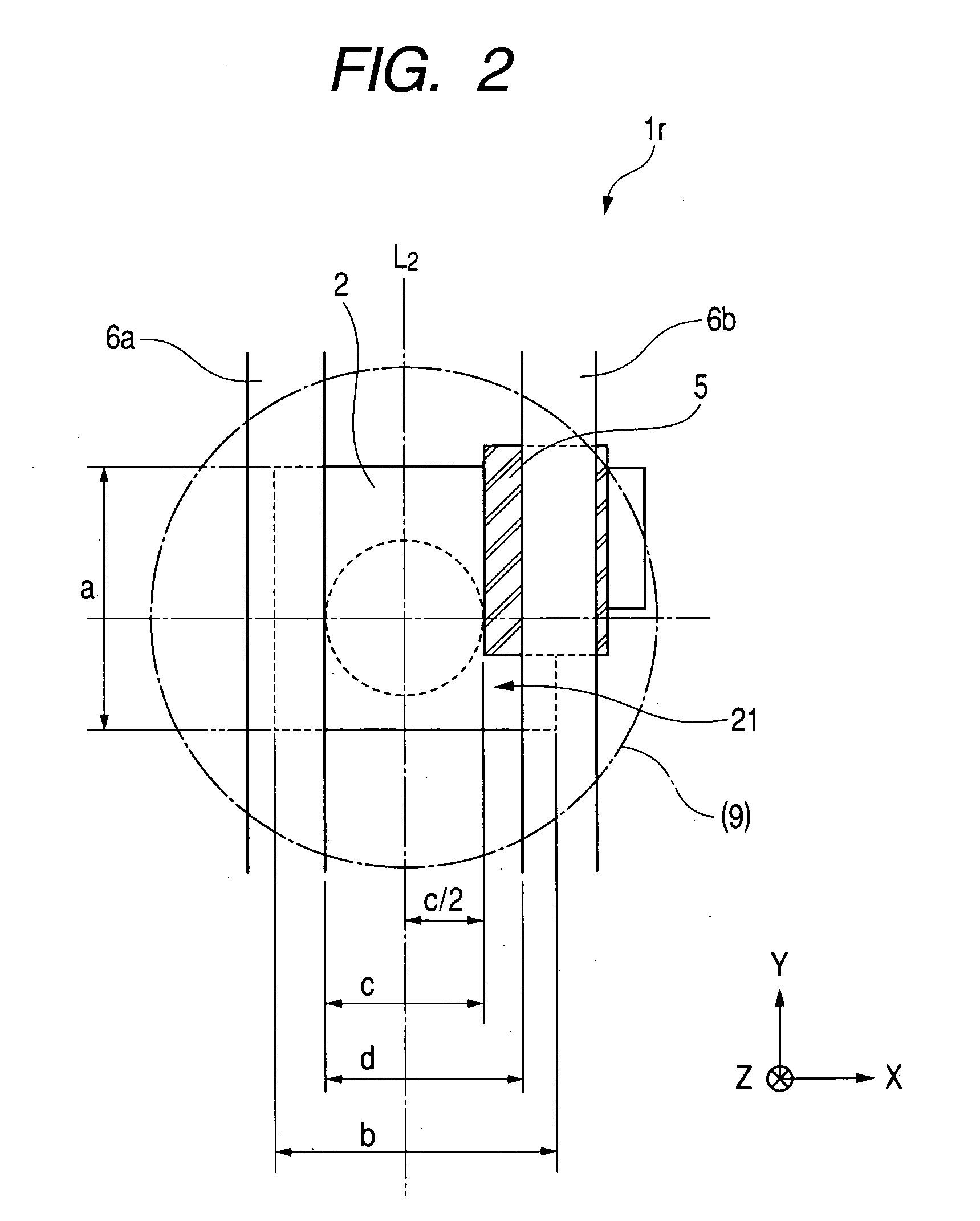 Image pick-up device and image pick-up system using the image pick-up device