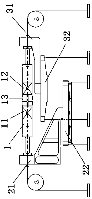 Double-end calibration device and calibration method