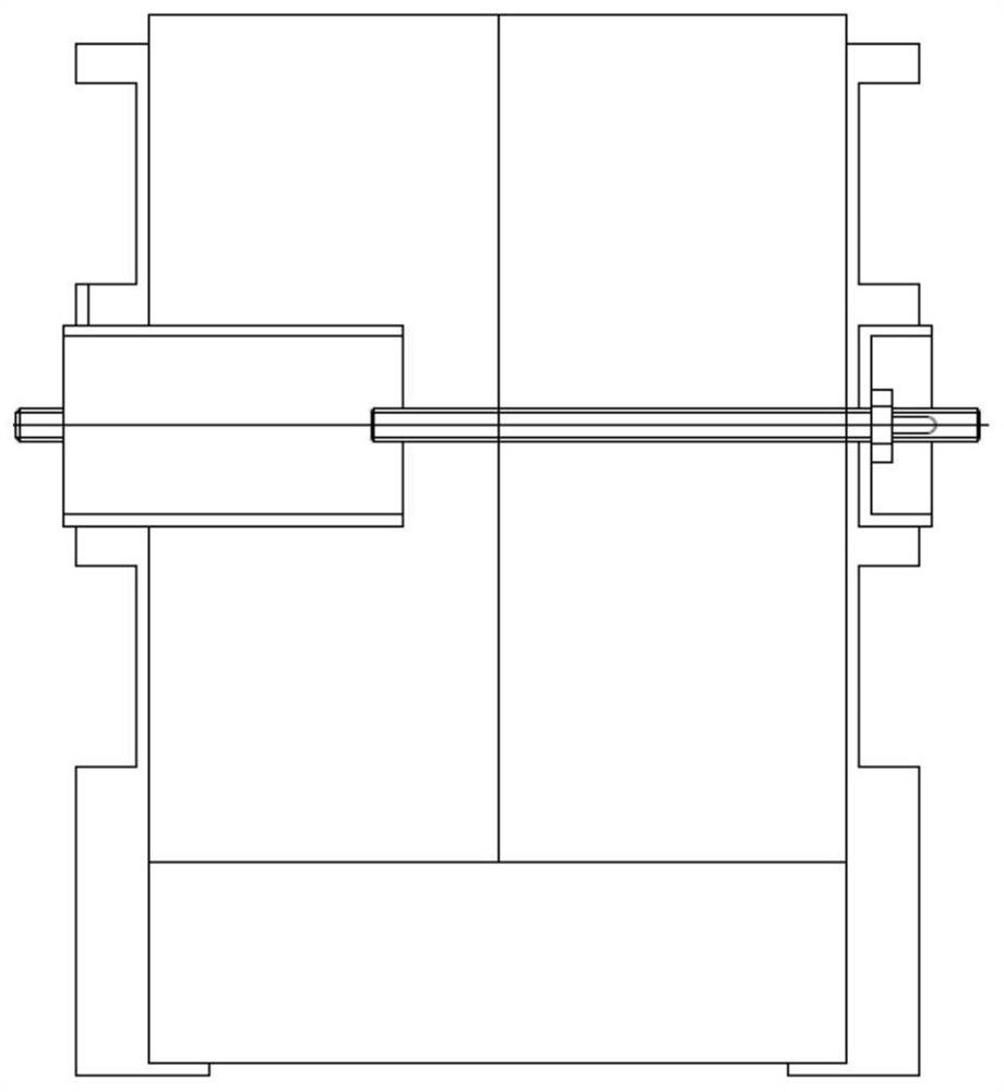 Adjustable vertical parting mold locking device