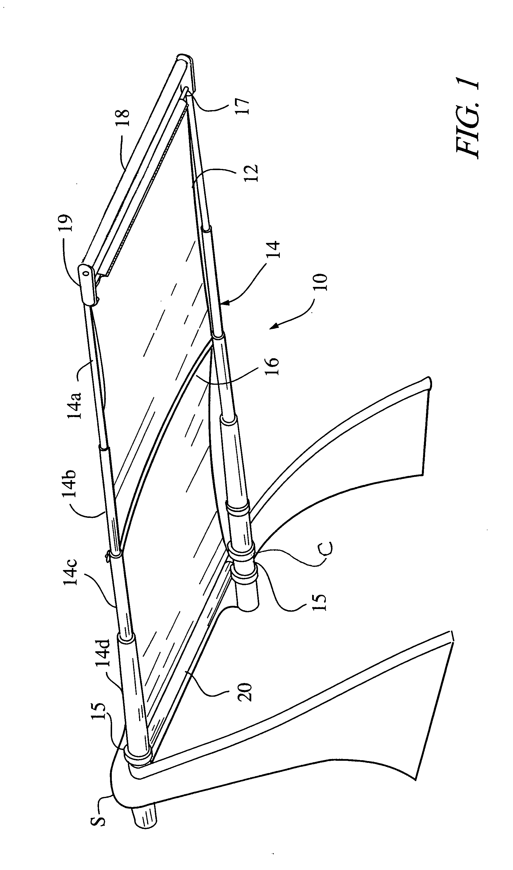 Pullout shade system for boats