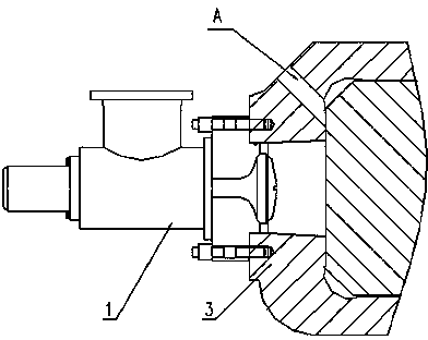 Method and device for enhancing discharge capacity of oil inlet channel of oil cylinder