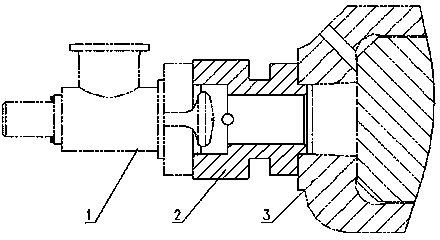 Method and device for enhancing discharge capacity of oil inlet channel of oil cylinder