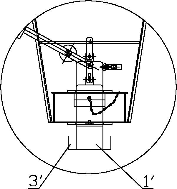 Port hoisting machinery and anchoring wind-preventing mechanism thereof