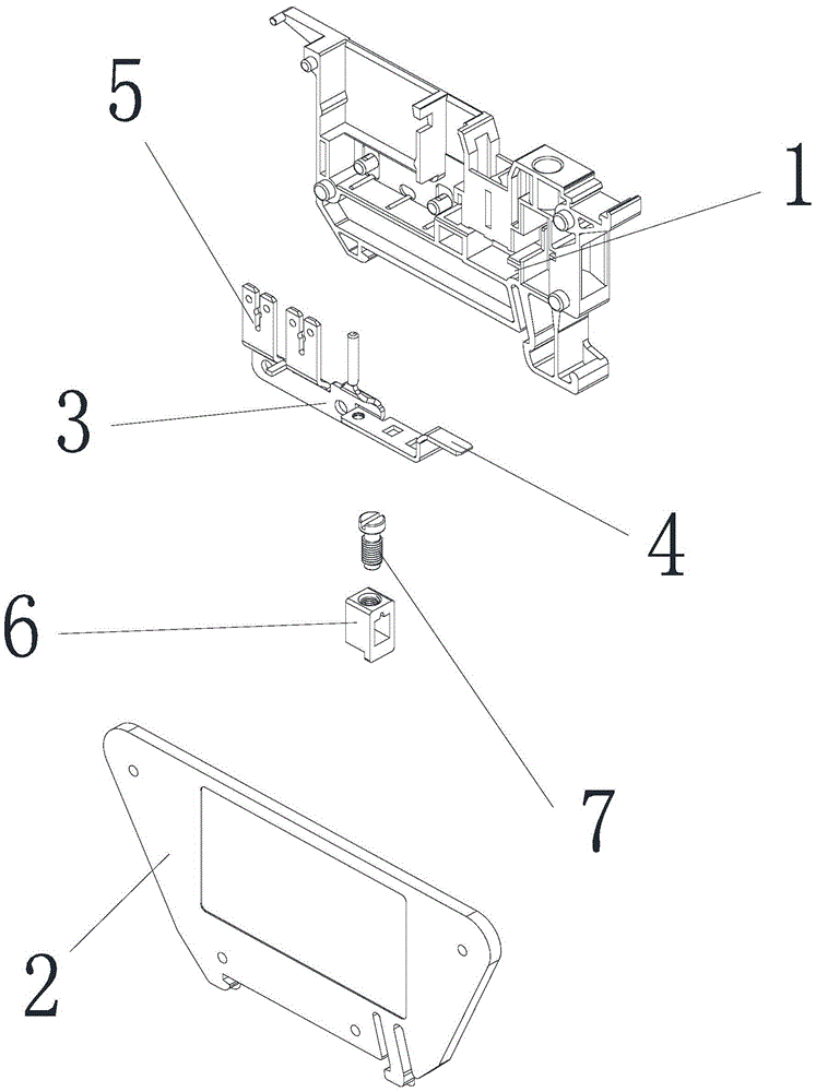 Quick-plug-in type wiring terminal