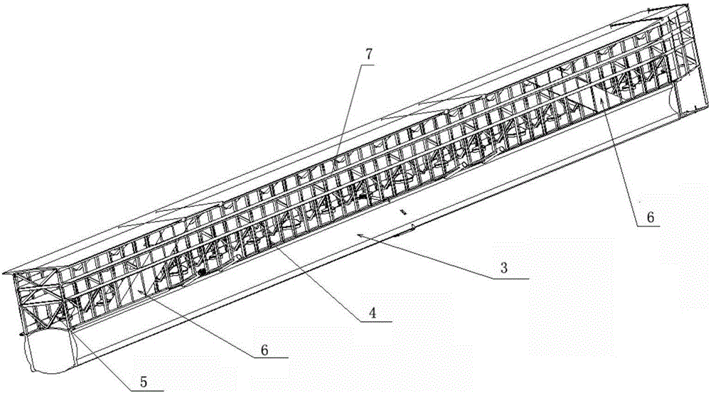 Assembly type A-shaped floating island