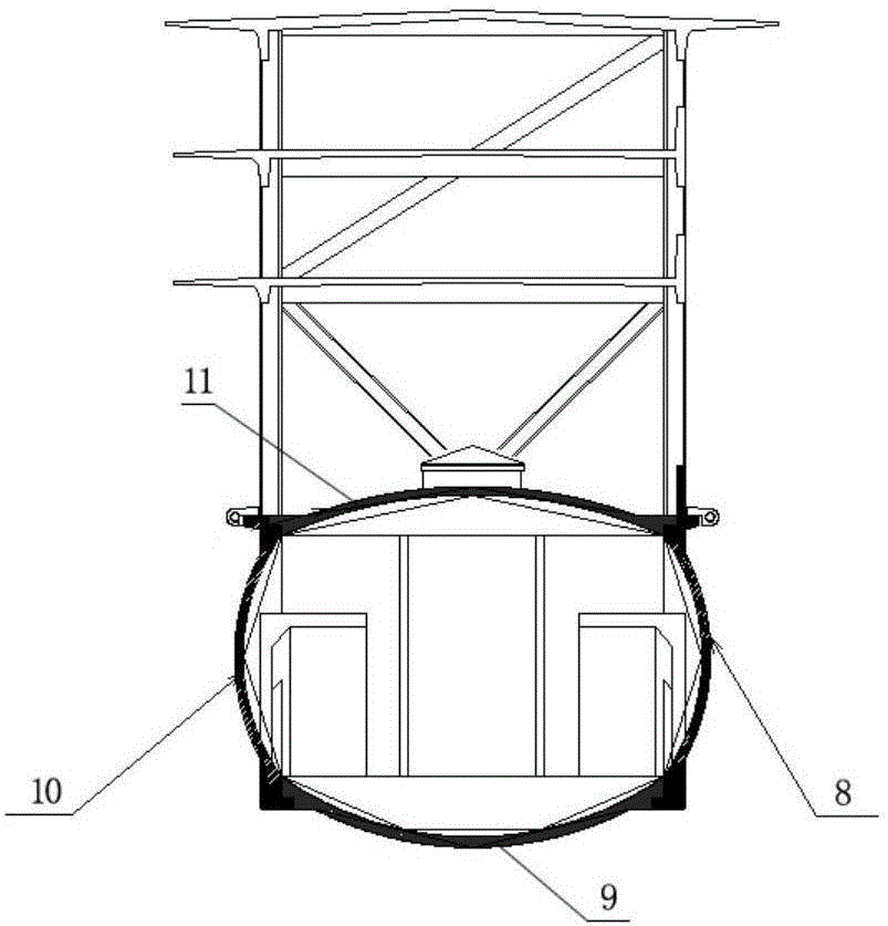 Assembly type A-shaped floating island