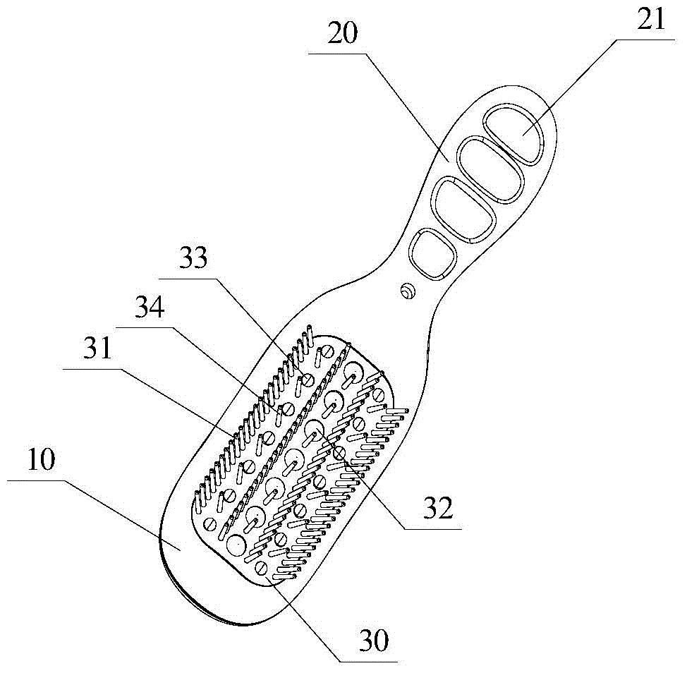 Light-emitting comb