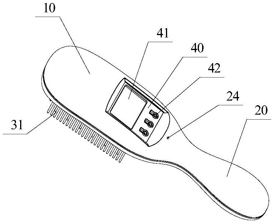 Light-emitting comb