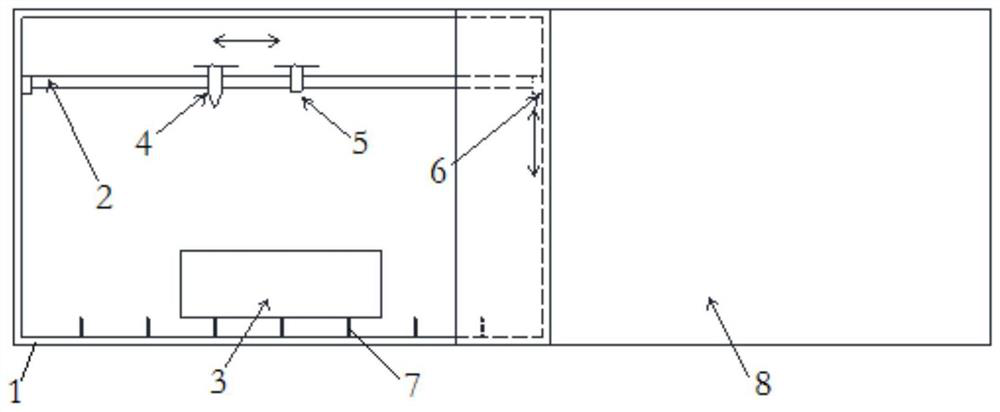 Alternating rock breaking test system based on laser melting-supercooled liquid jet