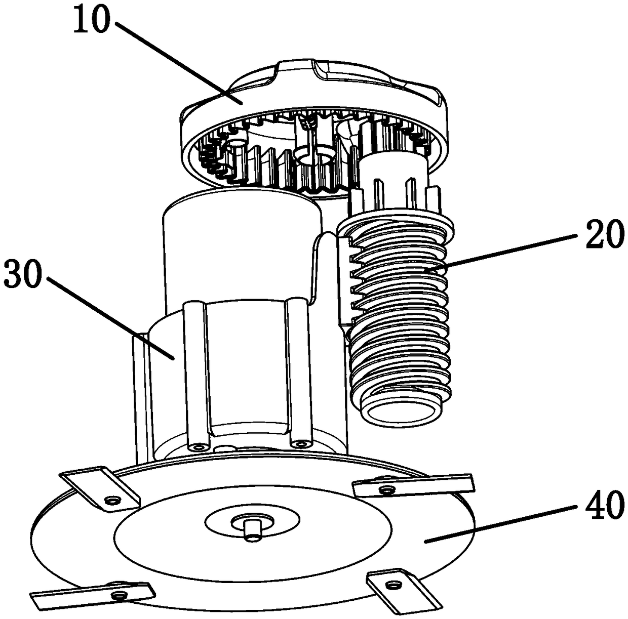 Cutter disk anti-dithering device and mower