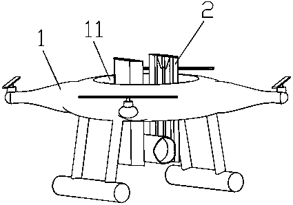 A ring-shaped unmanned aerial vehicle and its aerial photography device