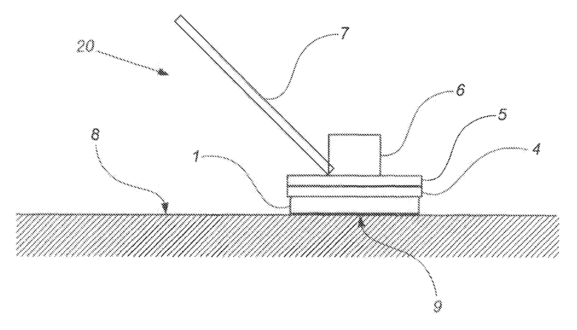 Methods and tool for maintenance of hard surfaces, and a method for manufacturing such a tool