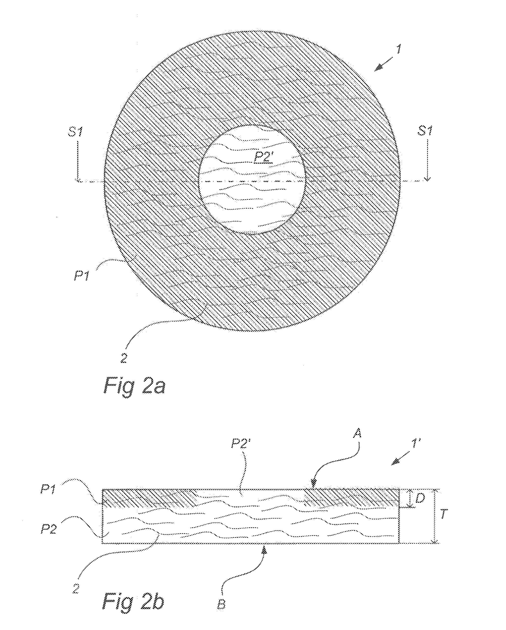 Methods and tool for maintenance of hard surfaces, and a method for manufacturing such a tool