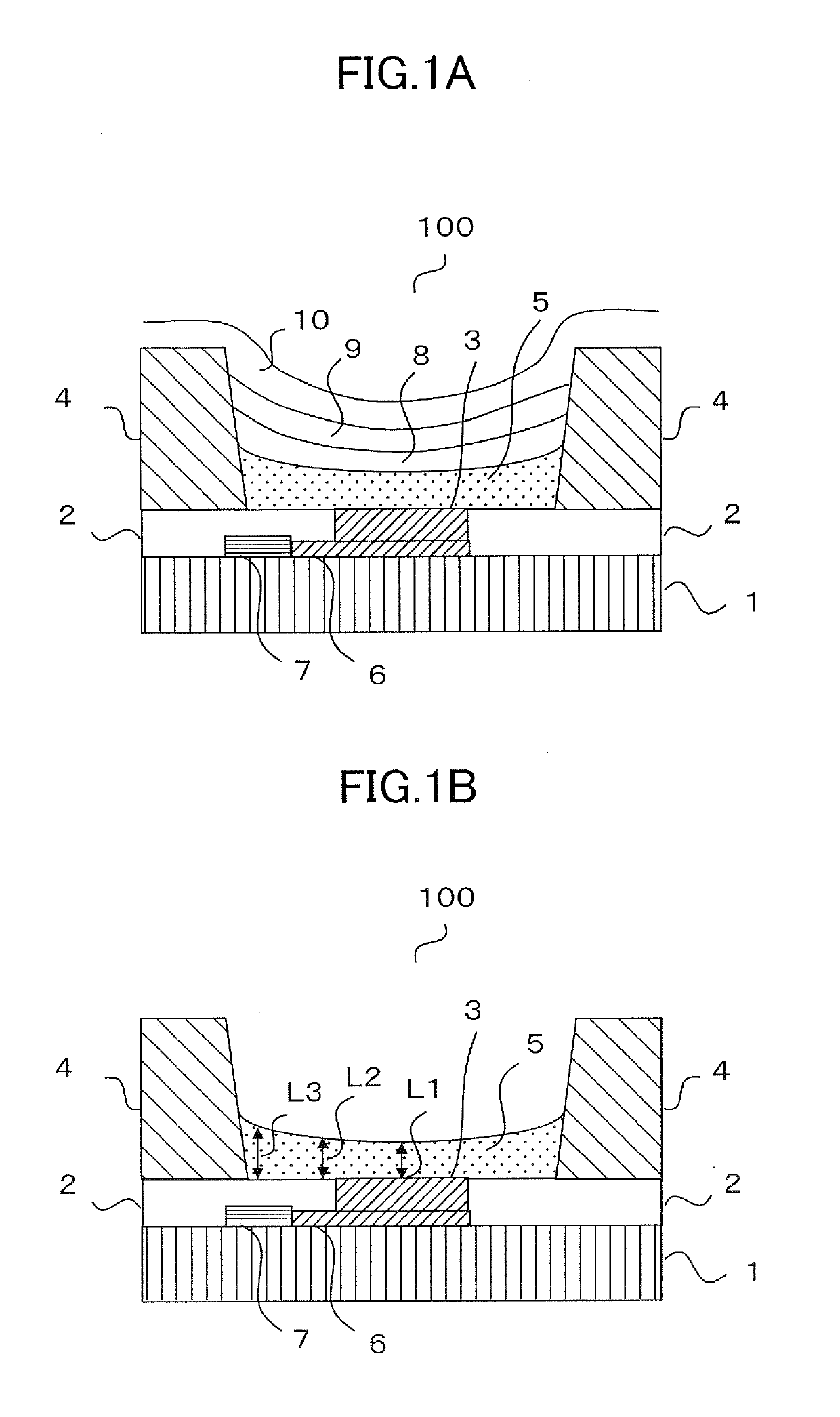 Top emission organic el element and manufacturing method thereof