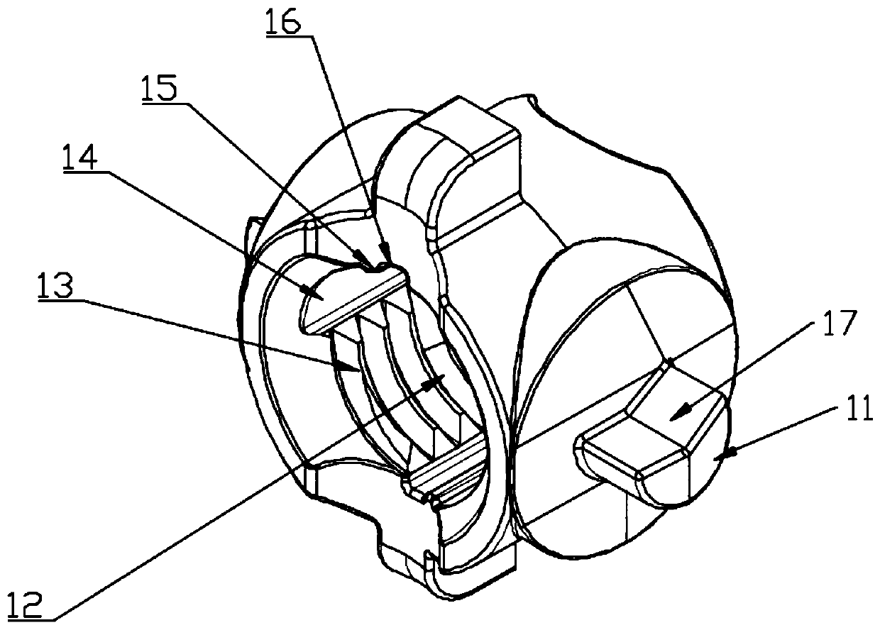 Quick connecting structure for embedded water tank