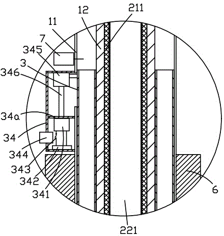 Puncture gas-discharging device for treating ruminal tympany